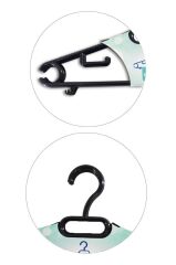 5'li Siyah Dolap İçi Elbise Askısı