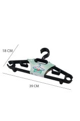 5'li Siyah Dolap İçi Elbise Askısı