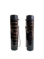 Siyah, 3’lü Set - Sticker’lı Pipetli Matara Seti - 2000ml,900ml,300ml