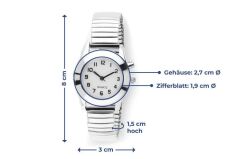 Saban Kol Saati Esnek Kayışlı,  Aydınlatmalı Kadran, Şık Paslanmaz Çelik