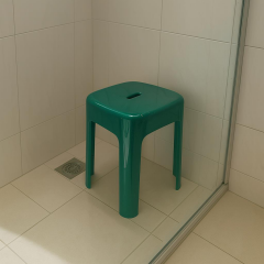 Saban Tabure Sağlam Plastik Kırılmaya Dayanıklı Bahçe, Balkon ,Banyo Yeşil