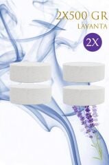 2 Adet 2x500 gr Nem Alıcı Rutubet Ve Küf Önleyici Yedek Tablet Lavanta