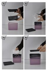 1 Kg Nem Alıcı Kare Aparat Lavanta