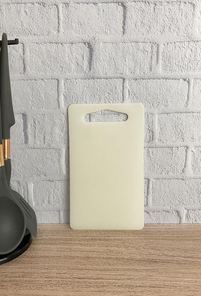 Kesme Tahtası Plastik Beyaz 14x24 cm