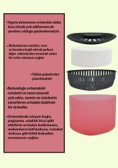 4 Adet 500 gr Nem Alıcılı Ve Rutubet Giderici  Aparat Üçgen Kırmızı Meyve (Tablet Dahil)