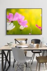 50 x 60 cm İlk Bahar Desenli Cam Tablo 4mm Temperli Camdır