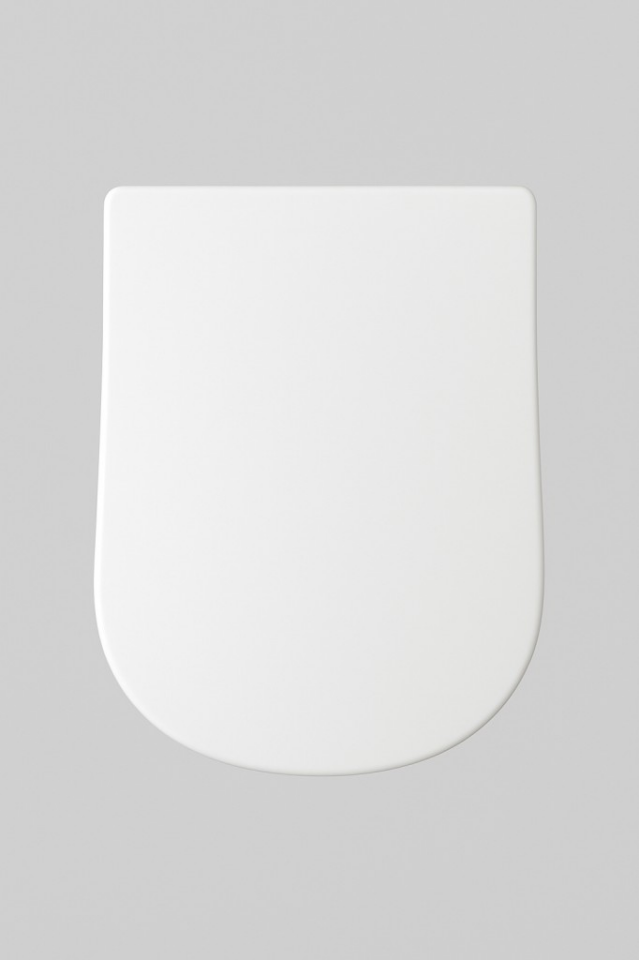 Plastik Kare Soft Klozet Kapağı  K2 – Dayanıklı, Hijyenik, Kolay Montajlı,  (44x36 cm)