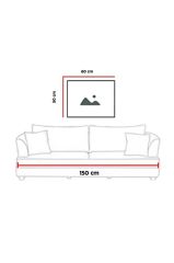 50 x 60 cm Kuzey Işıkları Desenli Cam Tablo 4mm Temperli Camdır