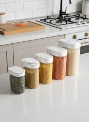 5'li Dökme ve Plastik Saklama Kabı