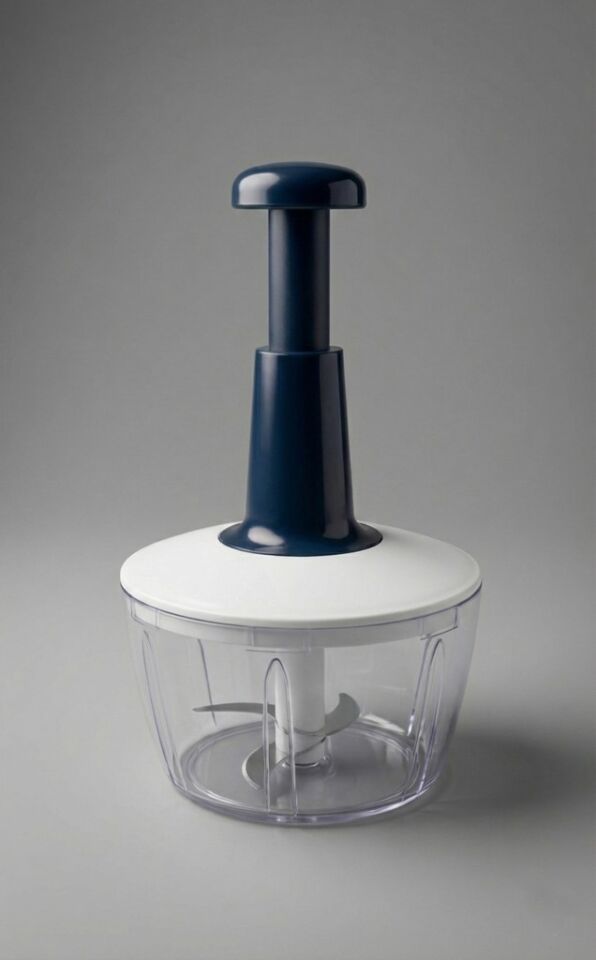 Mavi, Üç Bıçaklı Manuel El Rondosu – Sebze ve Meyve Doğrayıcı