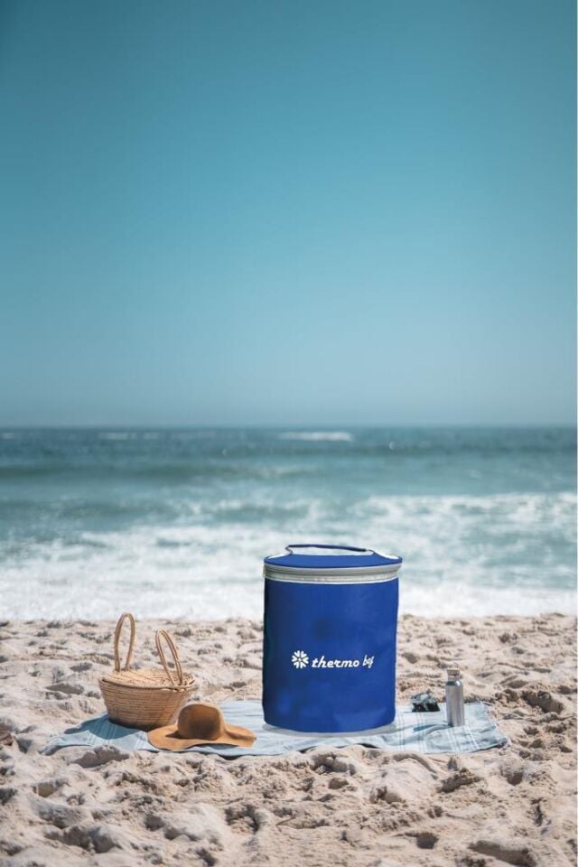 8 Litre - Mavi - Termal Çanta - Termo Çanta