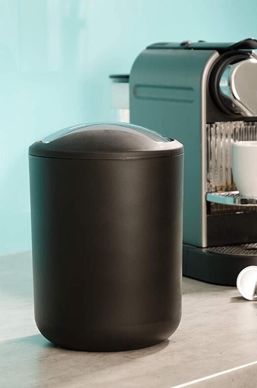 Siyah, Çöp Kovası 6.4 Litre - Brasil Model