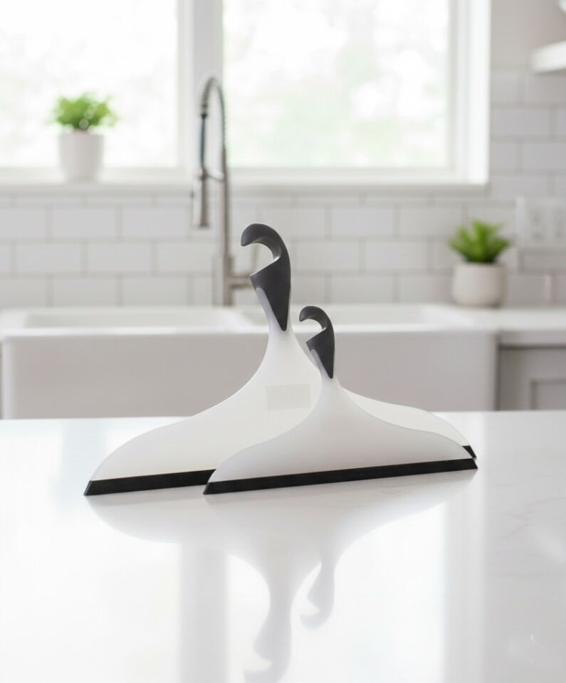 2'Li Takım - Şeffaf, Çekçek Tezgah Üstü ve Cam Çekpası