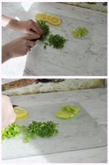 30x40 cm Cam Kesme Tahtası Buzlu