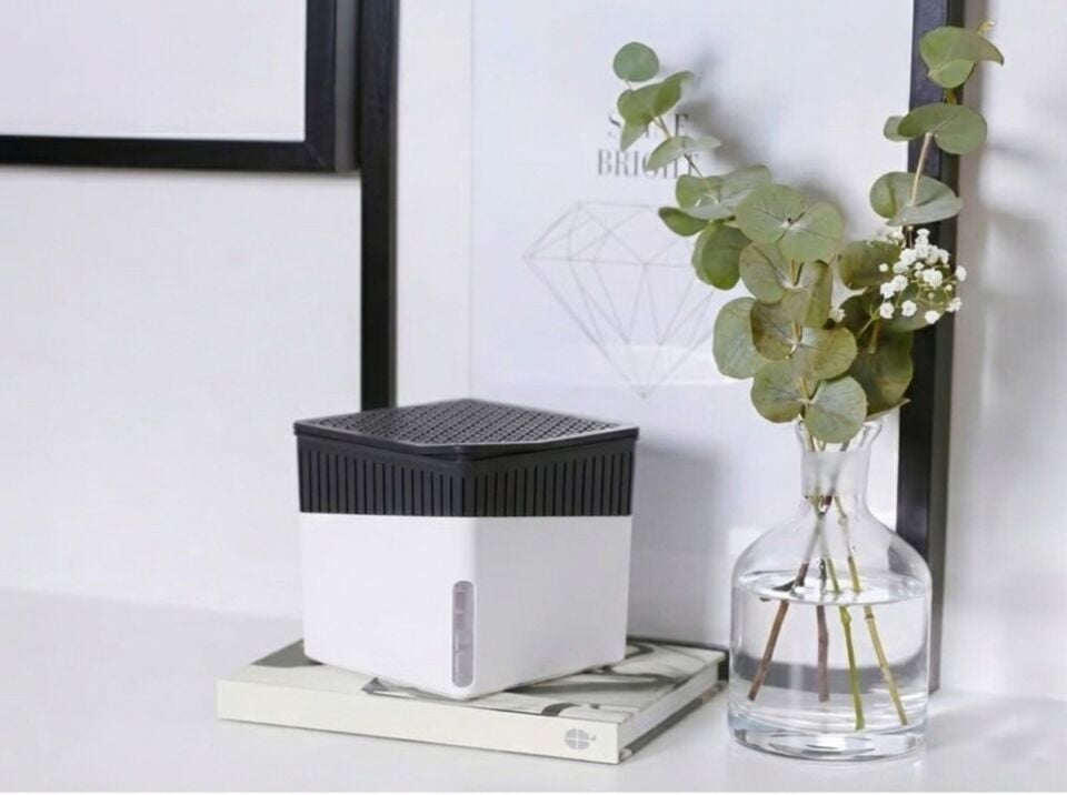 1 Kg - Beyaz Kare Aparat, Naturel Kokusuz - Nem Alıcı Aparat + Tablet - Rutubet Giderici