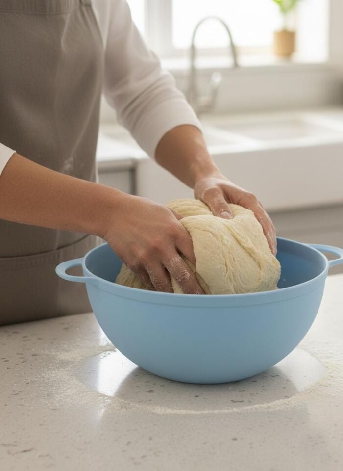 Mavi, Hamur Mayalama ve Yoğurt Saklama Kabı 8,5 Litre