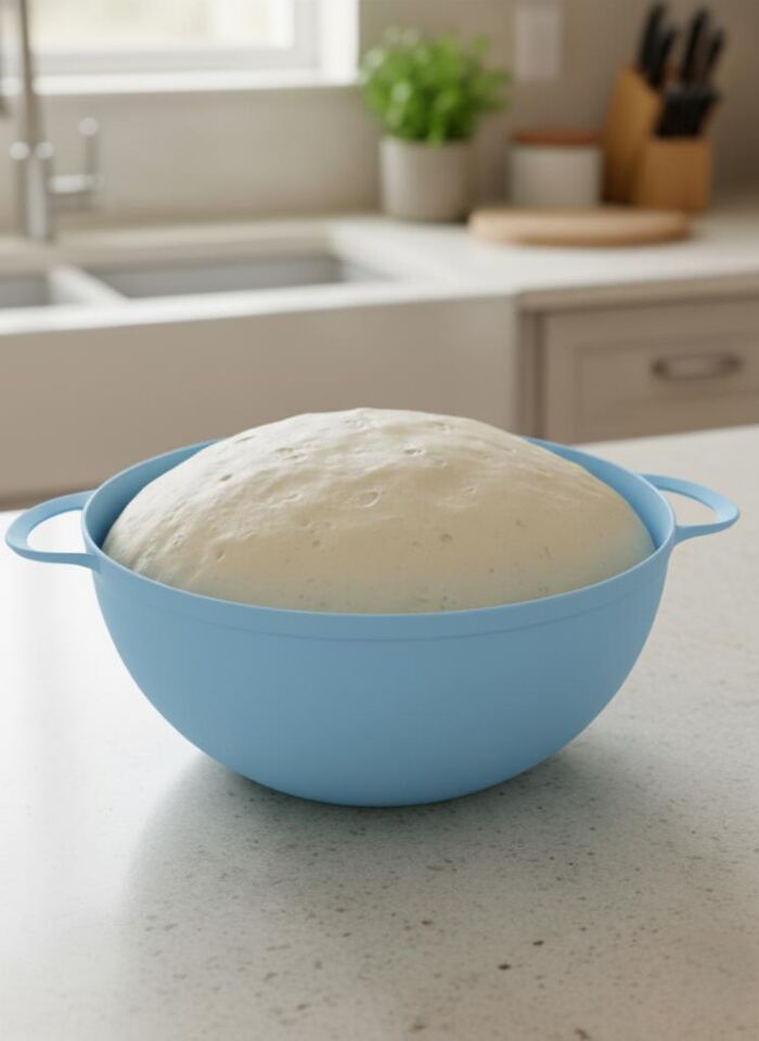 Mavi, Hamur Mayalama ve Yoğurt Saklama Kabı 8,5 Litre