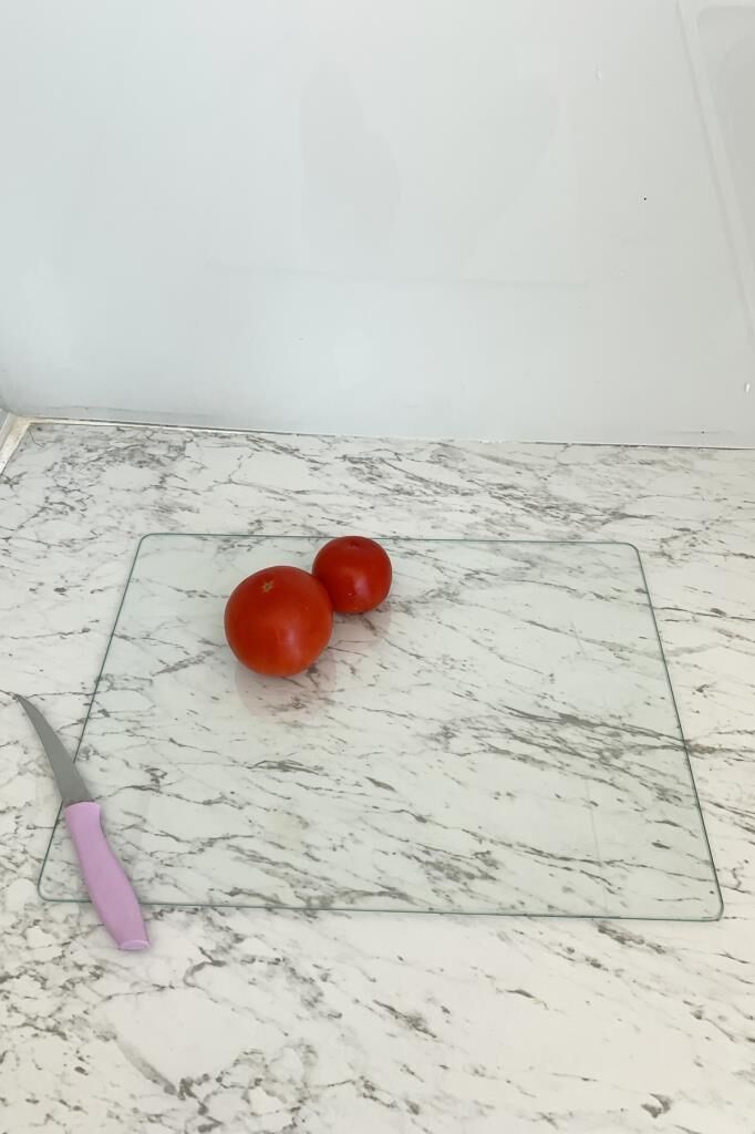 30x40 cm Cam Kesme Tahtası Saydam