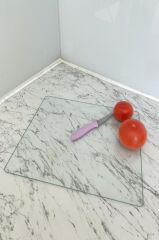 29x34 cm Cam Kesme Tahtası Saydam