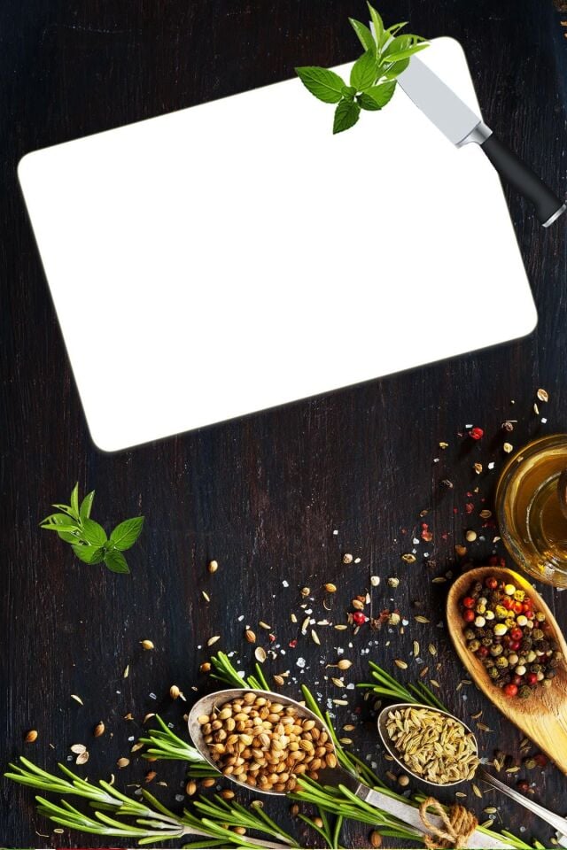 20x30cm - Düz Beyaz - Cam Kesme Tahtası