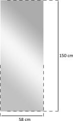 Ayna filmi, kendinden yapışkanlı, 150x58 cm