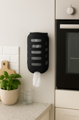 Plastik Poşet Saklama ve Düzenleme Kutusu Siyah