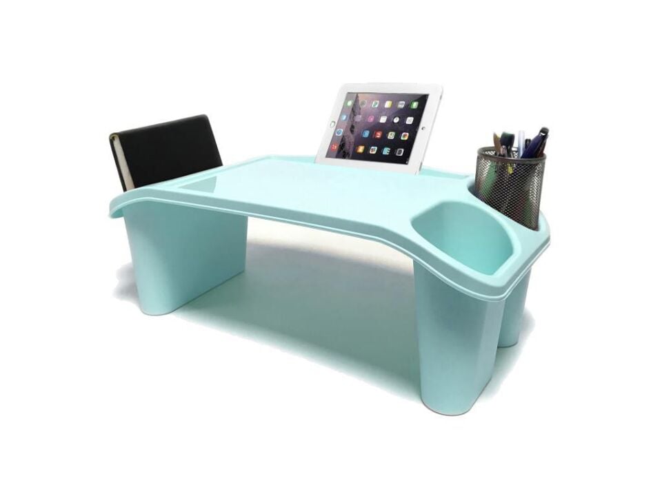 Mavi, Çocuk Çalışma Masası - Kalemlikli Organizer Masa
