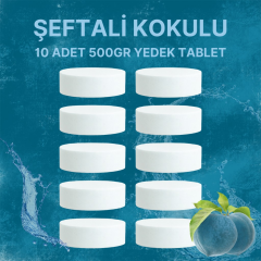 5 Adet 2x500Gr - ŞEFTALİ - Nem Alıcı Rutubet Giderici Yedek Tablet