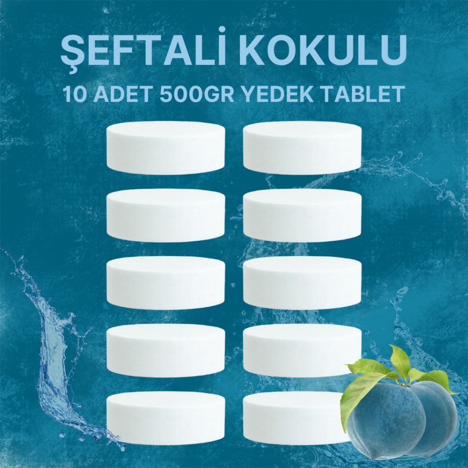 5 Adet 2x500Gr - ŞEFTALİ - Nem Alıcı Rutubet Giderici Yedek Tablet