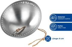 Paslanmaz Çelik Kuş Besleme Aparatı – 2’li Yağ Topu Askısı, Bahçe ve Balkon İçin