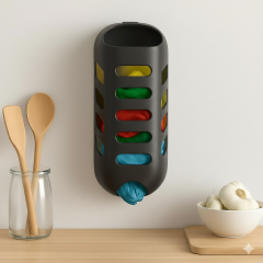 Plastik Poşet Saklama ve Düzenleme Kutusu Antrasit