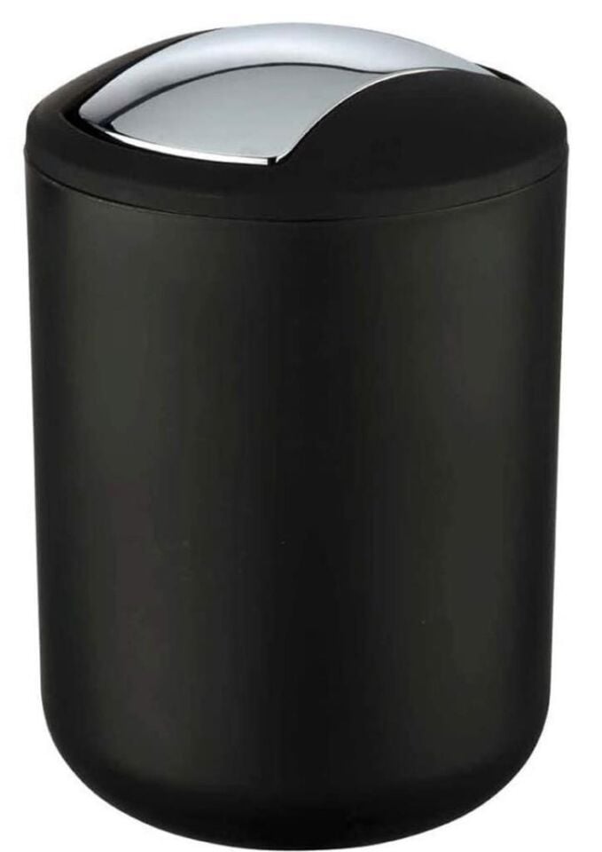 Siyah, Çöp Kovası 2 Litre - Brasil Model