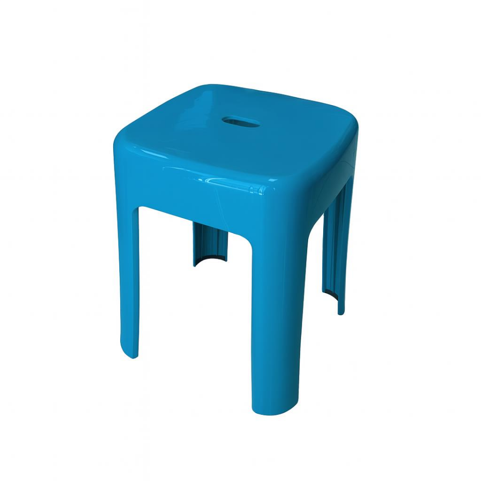 Turkuaz, Plastik Alaska Model Sağlam Tabure 36x36x46cm