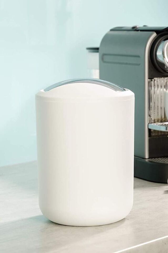 Beyaz, Çöp Kovası 6.4 Litre - Brasil Model