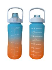 Mavi, 3’lü Set - Sticker’lı Pipetli Matara Seti - 2000ml,900ml,300ml