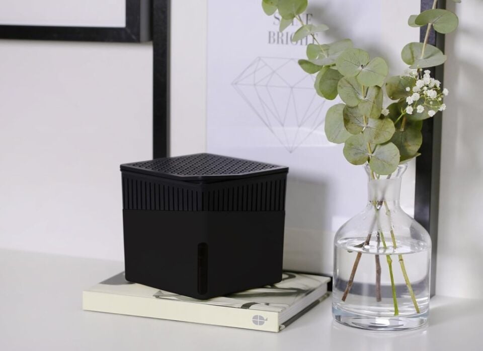 Siyah, Okyanus Kare - Nem Alıcı Rutubet Giderici Aparat + Tablet (500 Gram)