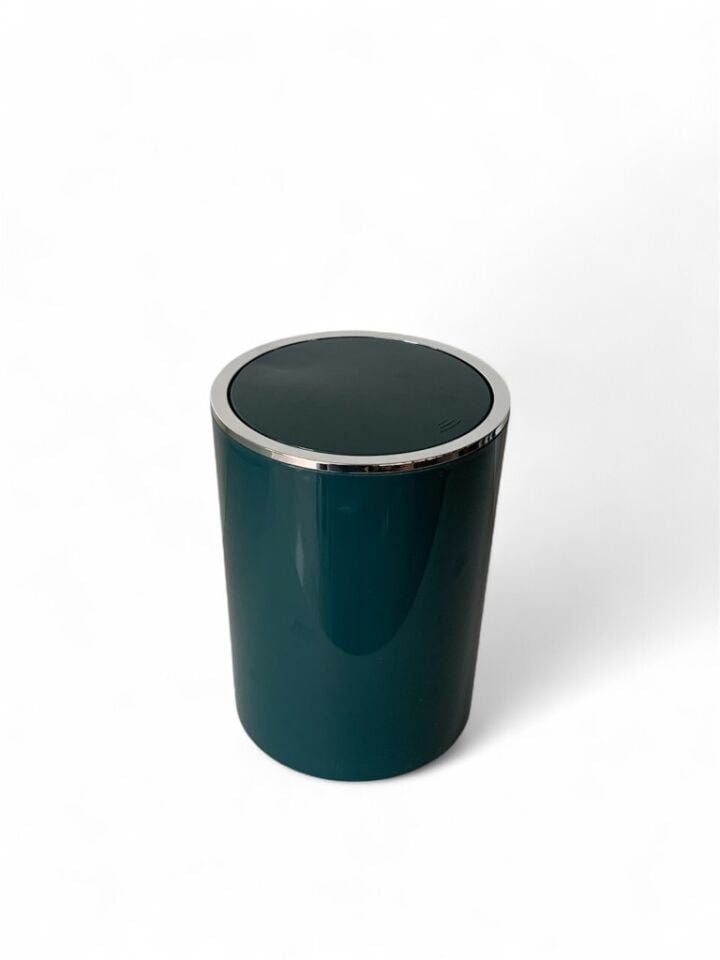 Petrol Yeşil, Çöp Kovası 5 Litre - İnca Model