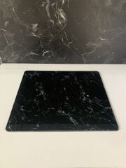 30x26cm - Siyah Mermer, Kesme Tahtası - Sunumluk