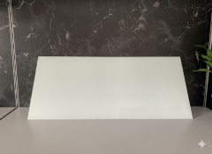 30x70cm - Düz Beyaz, Kesme Tahtası - Sunumluk