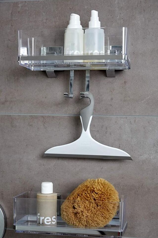 Beyaz, Küçük Çekçek Tezgah Üstü ve Cam Çekpası 22x17cm