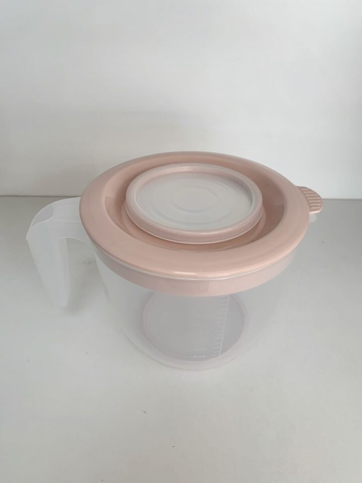 Pudra, Kapaklı Mikser Kabı Kaydırmaz Tabanlı 2 Litre