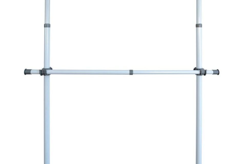 Beyaz,Elbise Askısı – Teleskopik Sistem Uyumlu Tek Modül