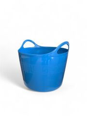 Mavi, Esnek Plastik Kova – 20 Litre, Temizli Kovası, Esneyebilen Oyuncak ve Çamaşır Sepeti