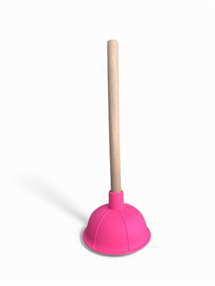 Pembe - Klozet, Banyo ve Lavabo Gider Açma Pompası