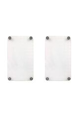 2'li 40x52 cm Cam Ocak Koruyucu 5'li Ocaklar İçin Altın Burger