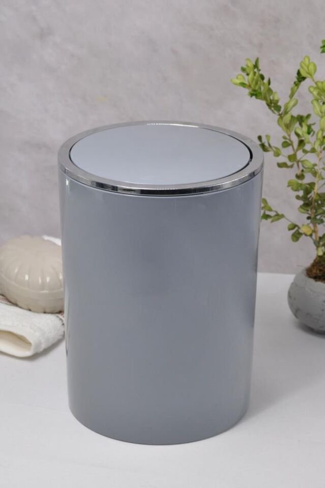 Gri, Çöp Kovası 5 Litre - İnca Model