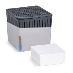 1 Kg - Gri Kare Aparat, Vanilya - Nem Alıcı Aparat + Tablet - Rutubet Giderici