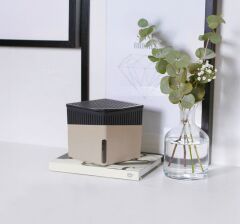 1 Kg - Bej Kare Aparat, Limon - Nem Alıcı Aparat + Tablet - Rutubet Giderici