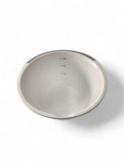 3 Litre Plastik Karıştırma Kabı – Gri Beyaz