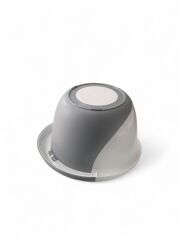 3 Litre Plastik Karıştırma Kabı – Gri Beyaz